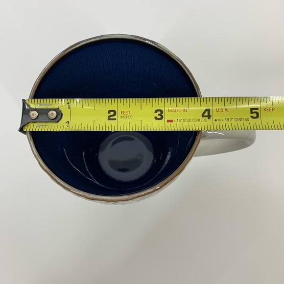 American Atelier Granada Set Of Four Stoneware Mugs Glazed Ceramic - Picture 14 of 16